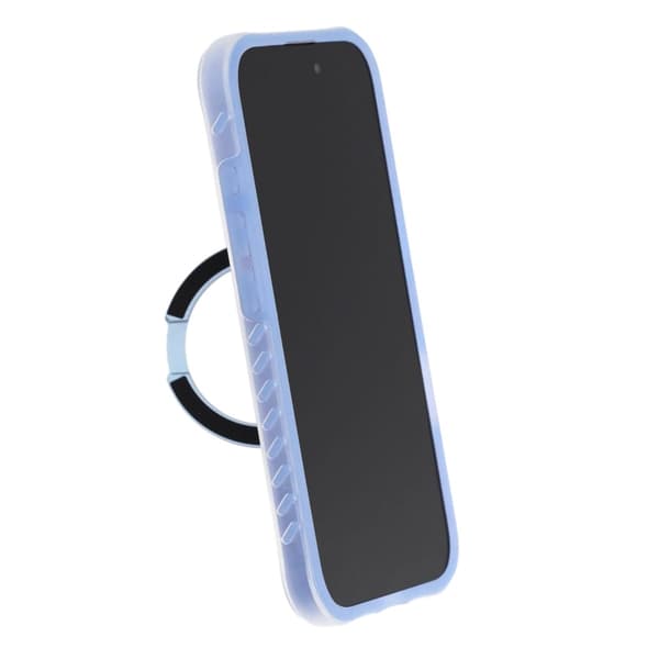 Armor Matte Frosted Magnetic Case with 360° Rotatable Kickstand - iPhone 16 Blue