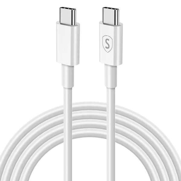 SiGN Fast Charging Cable USB-C to USB-C 60W, 3A, PD, 3m - White