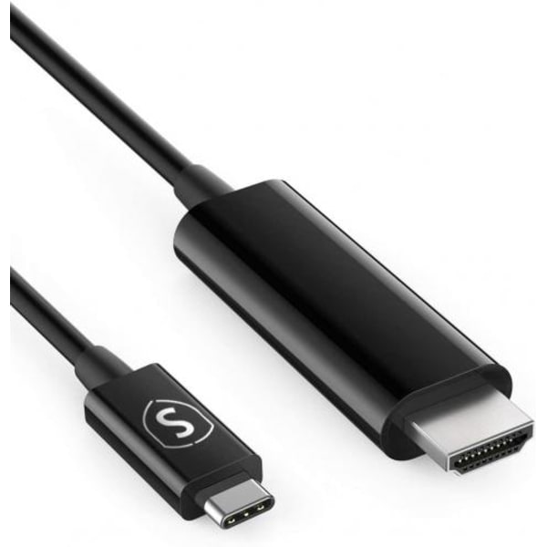 SiGN USB-C till HDMI-kabel 1,8 m 4K - Svart