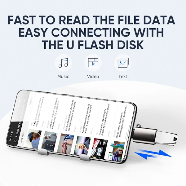 SiGN USB-A till USB-C Adapter