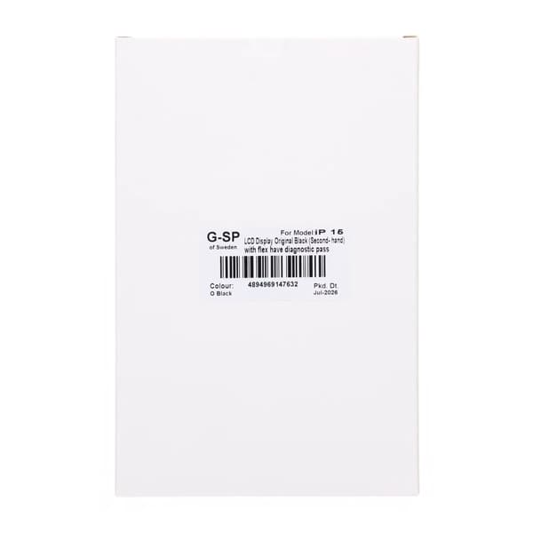 iPhone 15 LCD Display Original Black (Second- hand) with flex have diagnostic pass