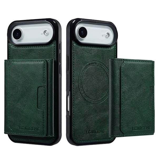 LC.IMEEKE iPhone Air Case with Wallet - Green