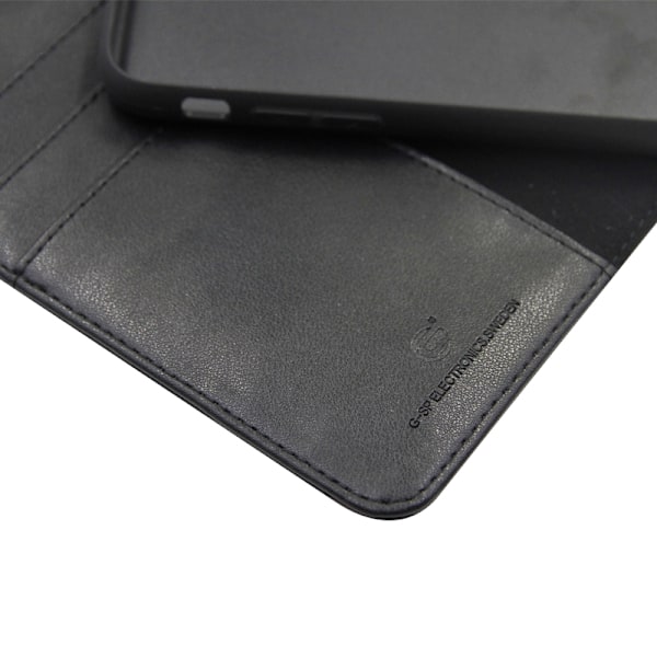 iPhone 6/6S Plånboksfodral Magnet Läder med Stativ - Svart