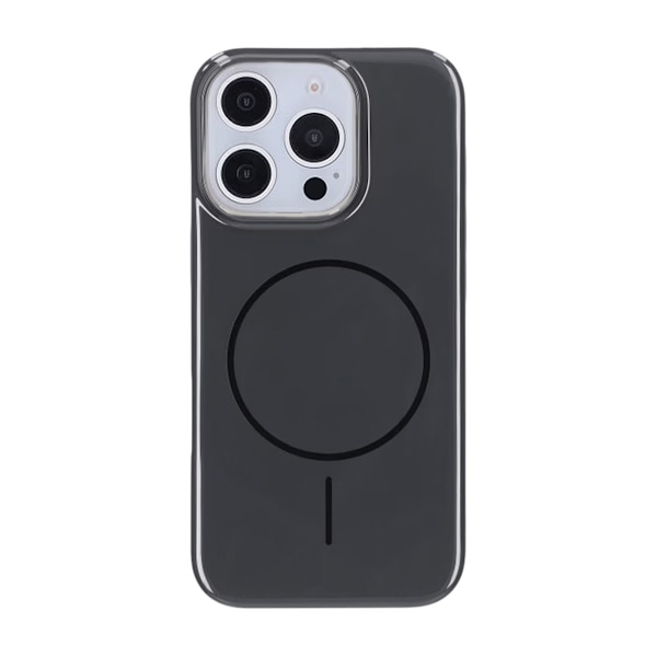 Glossy design Magnetic Case For iPhone 16 Pro Black