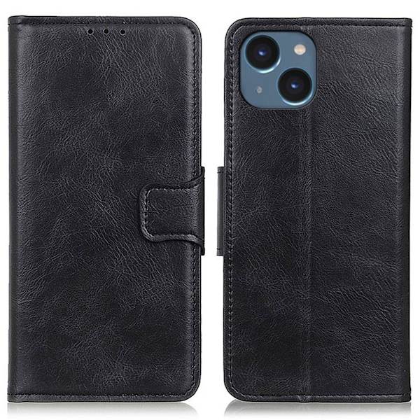 Textured iPhone 15 Plus cover - Black