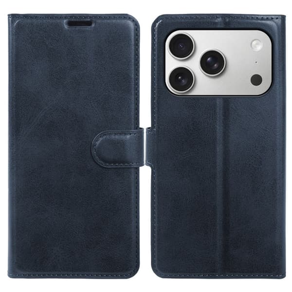 Wallet Cover with Stand iPhone 18 Pro, iPhone 17 Pro - Blue