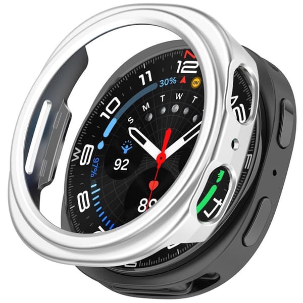 Samsung Galaxy Watch9 44mm Watch Frame Case - Silver