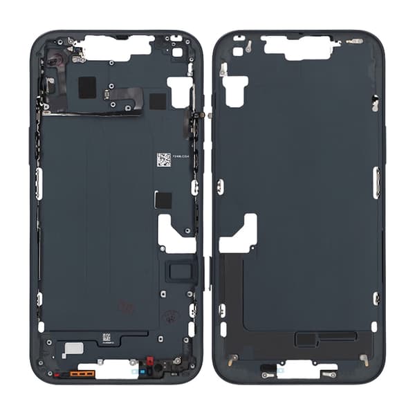 iPhone 14 Plus Middle Frame with Small Parts OEM - Black