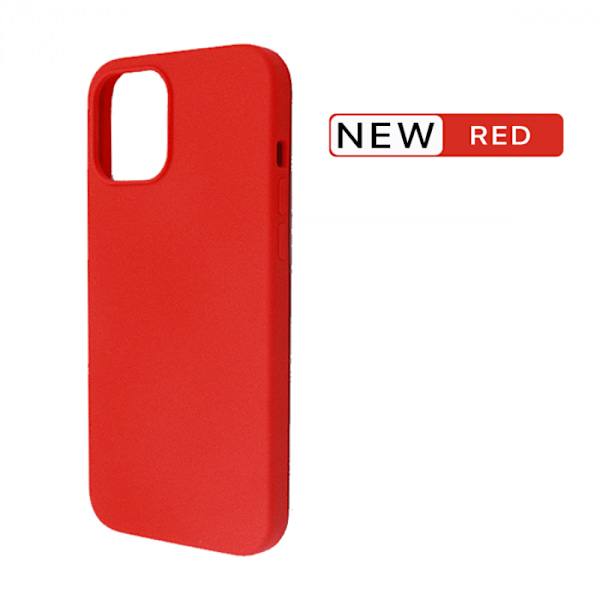 iPhone 12 Pro Max Soft Silikon Skal Hög kvalité - Röd