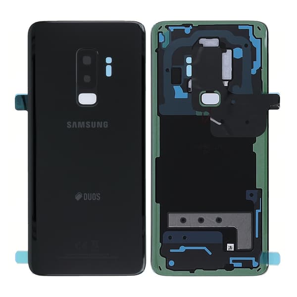 Samsung G965F Galaxy S9 Plus (Back cover) DUOS Black (Original Service Pack)