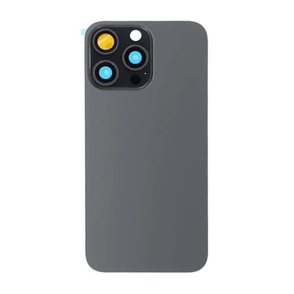 Replacement For iPhone 15 Pro Max Back Glass Panel With Magsafe Magnet-Black