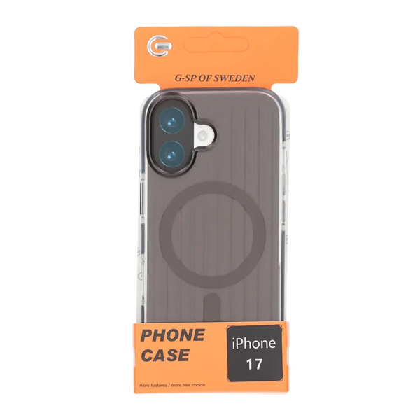 Mobile Case Corrugated Magsafe for iPhone 17 - Black