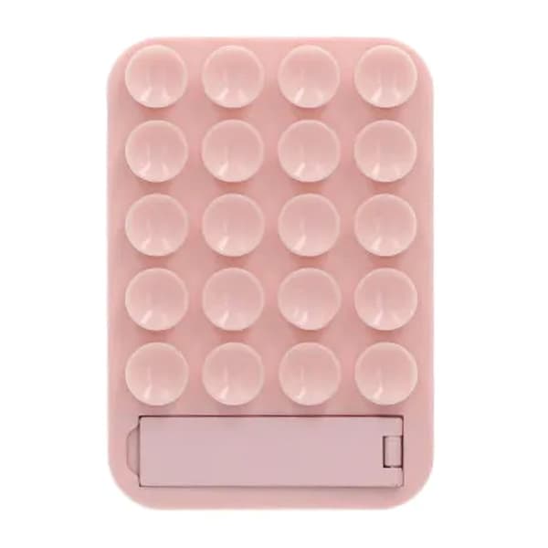 MagSafe Silicone Suction Cup Stand Phone Mount Pink