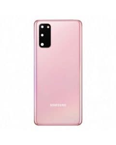 Samsung Galaxy S20 Baksida Med Tejp - Rosa Svart