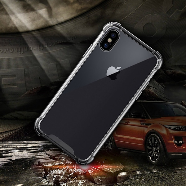 Stöttåligt Mobilskal iPhone X/XS - Transparent