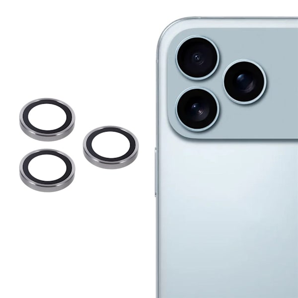 Tempered Glass Camera Protector for iPhone 17 Pro Max - Titanium Gray