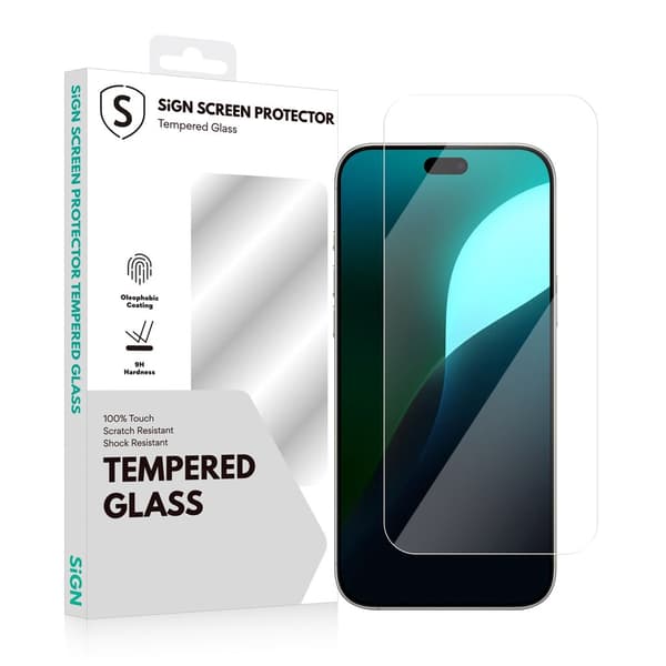 SiGN Tempered Glass Screen Protector for iPhone 18 Pro Max