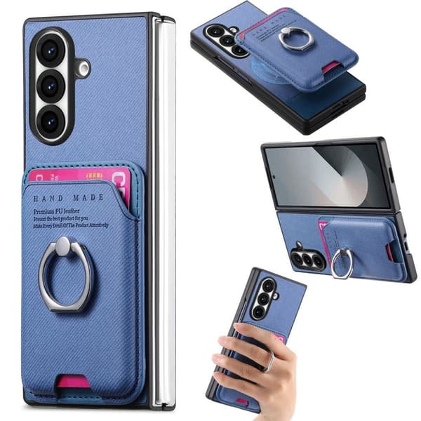 MagSafe Case with Detachable Card Holder Samsung Galaxy Z Fold8 Ultra - Blue