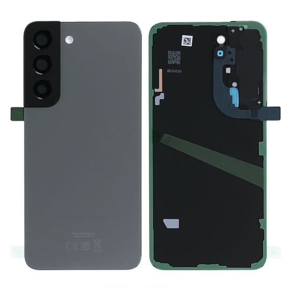 Original Samsung Galaxy S22 (SM-S901B) Baksida med tejp - Grafit Svart