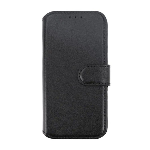 iPhone 15 Pro Plånboksfodral Läder Rvelon - Svart