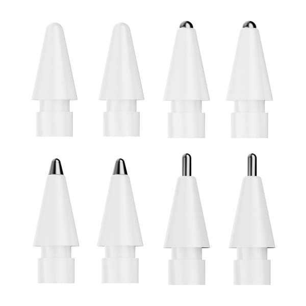 Apple Pencil 1/2 8-pack white 3.0 tips - Upgraded