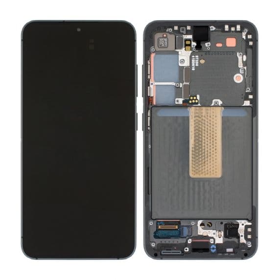 Original Samsung Galaxy S23 Skärm med LCD Display - Grön Svart