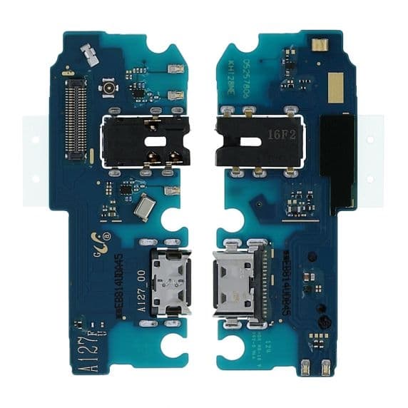 Samsung Galaxy A12s (SM-A127F) Laddkontakt - Original Svart
