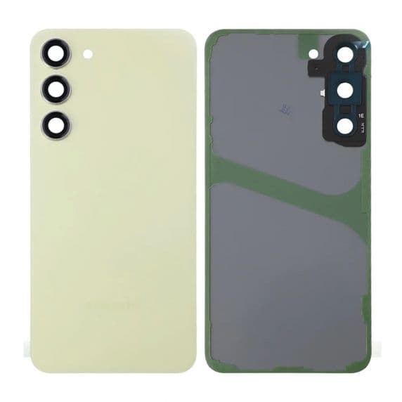 Samsung Galaxy S23 Plus Baksida med tejp - Cream Svart