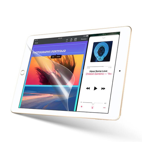 Transparent screen protector for iPad 9.7" 2017/2018