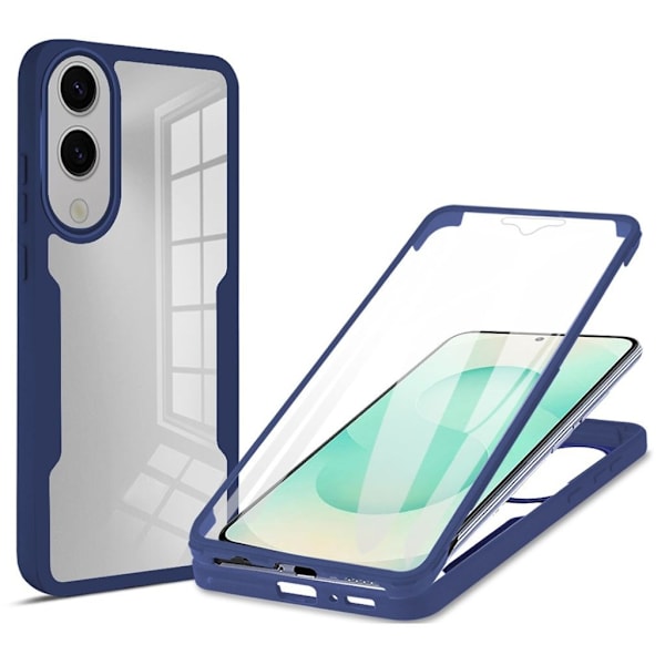Samsung Galaxy S25 Edge Case with built-in screen protector - Blue