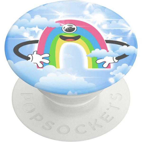 Popsockets PopGrip Standard Mobile Holder - Happy Rainbow
