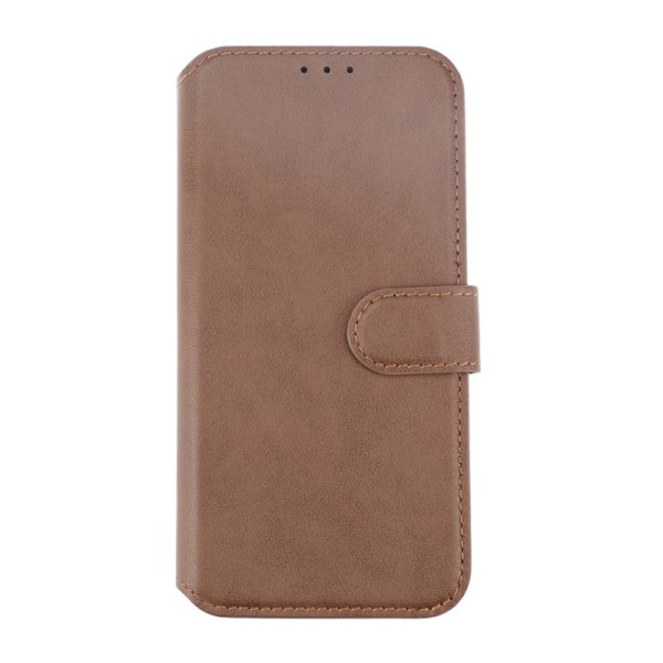 iPhone 15 Pro Max Plånboksfodral Läder Rvelon - Brun