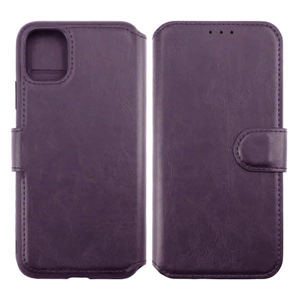 iPhone 11 Plånboksfodral Rvelon - Mörklila