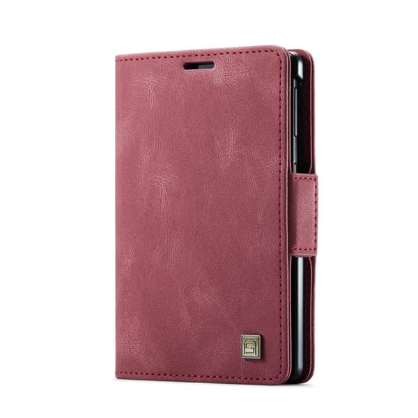 AUTSPACE Samsung Galaxy Z Fold8 Wallet Cover PU-leather RFID Blocking  - Red