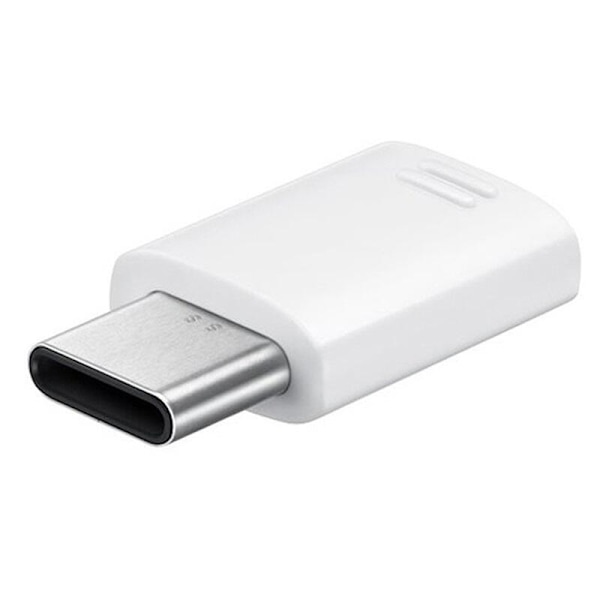 Original Samsung Micro USB - USB-C Adapter - Vit
