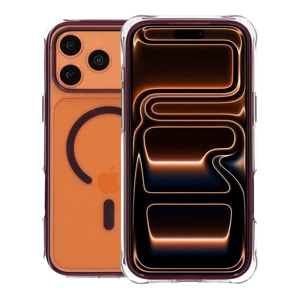 Vacuum-Airbag Dual Protection Magnetic Case For iPhone 17 Pro/18 Pro Purple