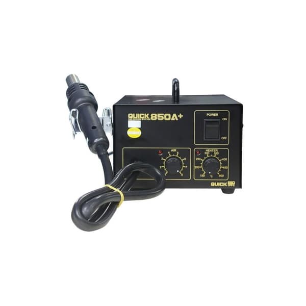 Varmluftsstation Quick 850A+ Svart