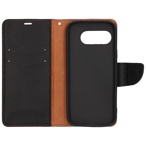 Google Pixel 9A Wallet Case with Card Slots - Black