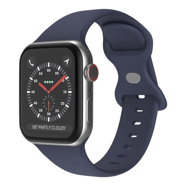 Apple Watch 38/40/41/42mm Silicone Watch Strap - Dark Blue