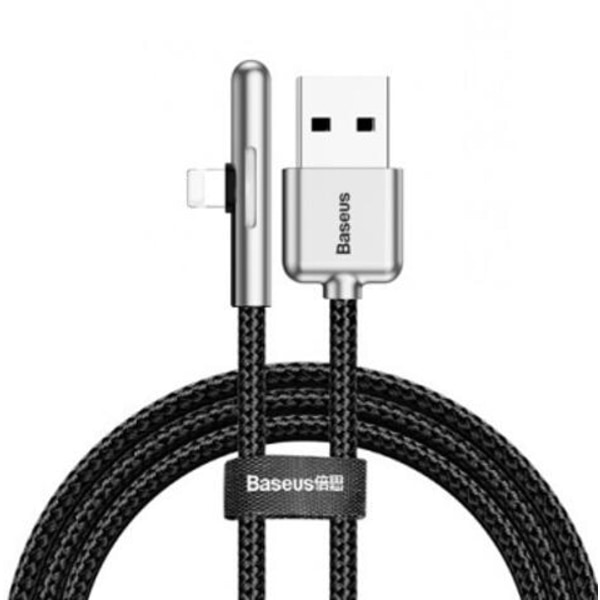 Baseus Vinklad USB-C Kabel med LED-indikator, 40W, 1m