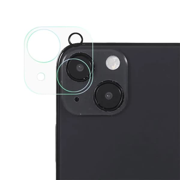 RURIHAI Linsskydd i Härdat Glas för iPhone 13 Svart