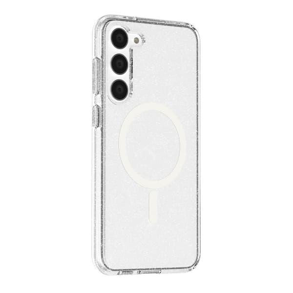 Samsung Galaxy S23 Plus Mobilskal Glitter Magsafe - Transparent