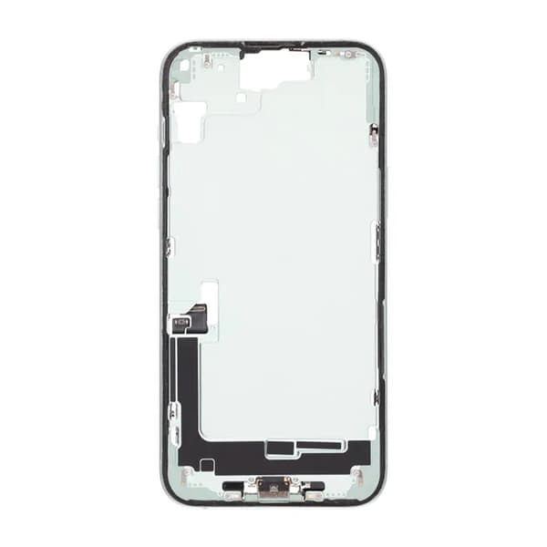 Middle frame with small parts for iPhone 15 Plus - Green OEM