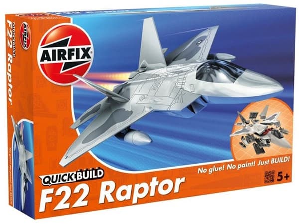 Airfix Quickbuild F22 Raptor Aircraft Model