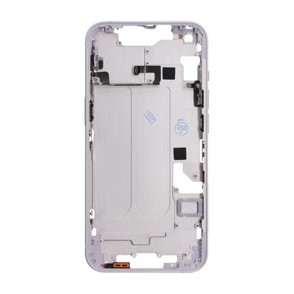iPhone 14 Back Cover Middle Frame OEM Purple With Small Parts