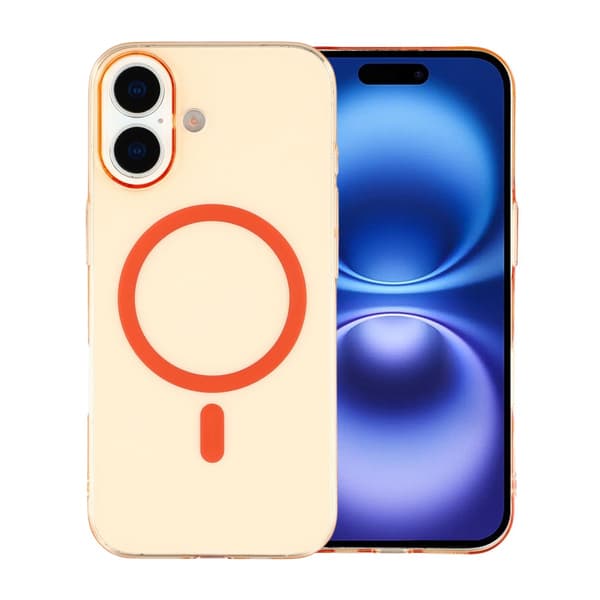 Ultra-thin Mobile Case with Camera Protection for iPhone 17 - Orange