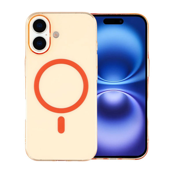 Ultra-thin PC Magnetic Case For iPhone 17 Orange