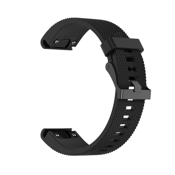 Garmin Fenix 5s Silicone Watch Strap – Black