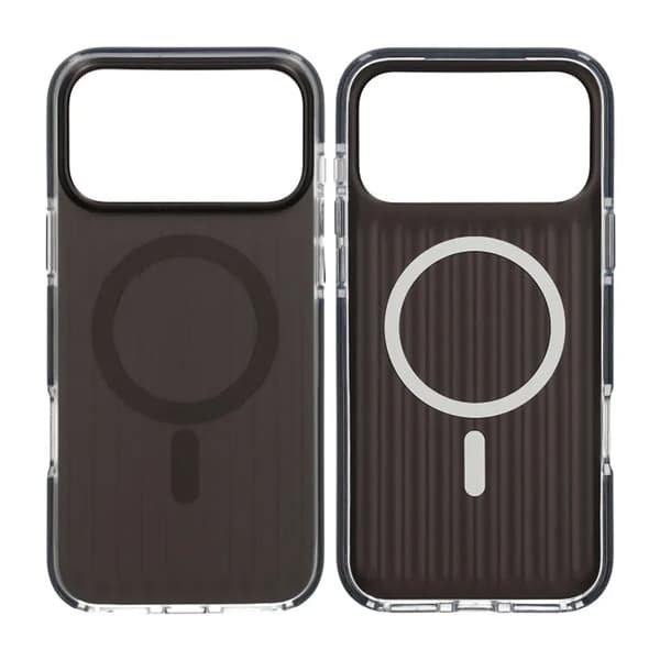 Corrugated Magsafe Mobile Case for iPhone 17 Pro Max - Black