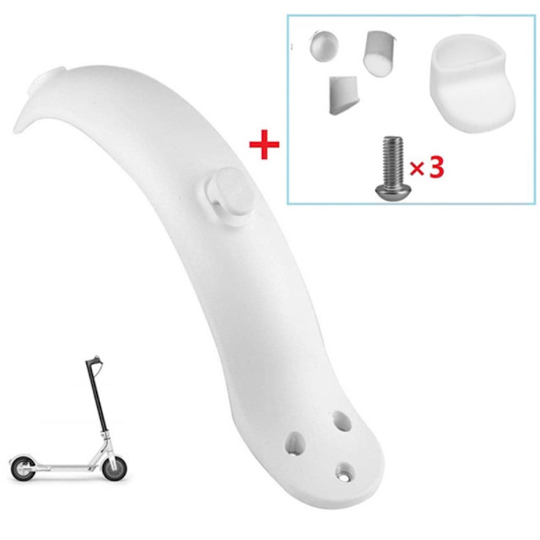 Rear Mudguard, Rubber Stopper & Screws